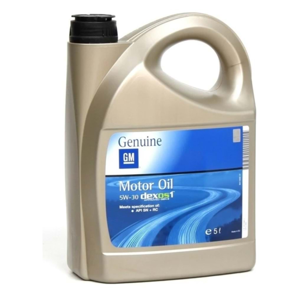 GM 5W30 DEXOS1 GEN3 5 LİTRE MOTOR YAĞI ORİJİNAL (YURT DIŞI DOLUM) 95599877