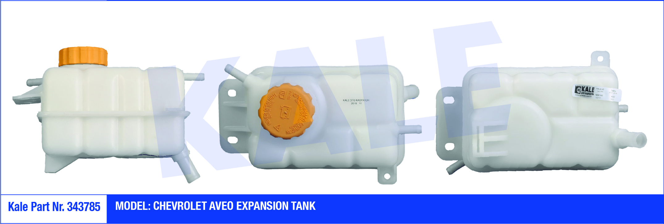 CHEVROLET AVEO T250-255 KALE MARKA YEDEK SU DEPOSU KAPAKLI ( 343785 )