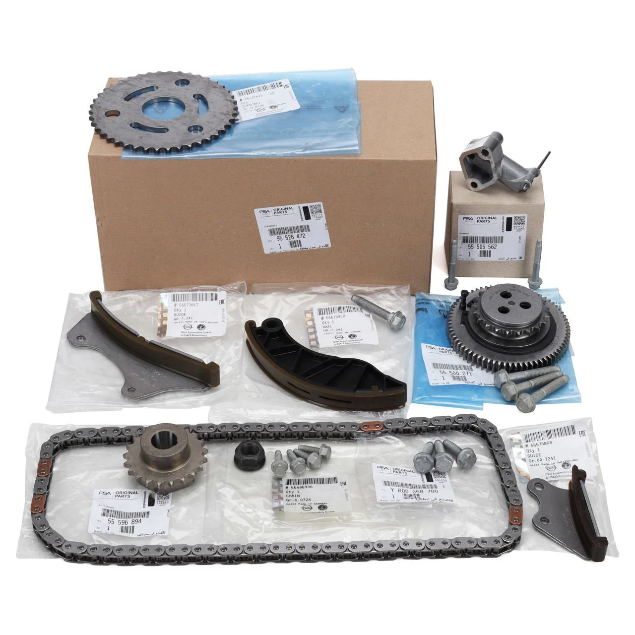 OPEL İNSİGNİA-A 1.6 DİZEL MANUEL VİTES PSA ( GM ) MARKA TRİGER ZİNCİR SETİ ORİJİNAL ( 95528472 )